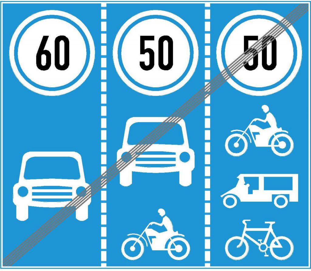 Biển báo DP.127c - Biển hết tốc độ tối đa cho phép theo biển ghép