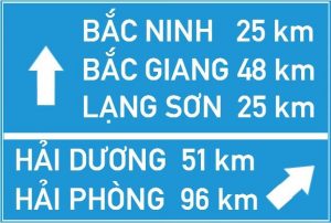 Biển báo I.414c - Chỉ hướng đường