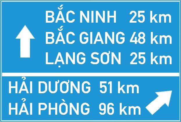 Biển báo I.414c - Chỉ hướng đường
