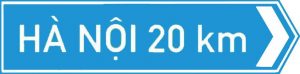 Biển báo I.415 - Mũi tên chỉ hướng đi