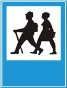 Biển báo I.423c - Điểm bắt đầu đường đi bộ