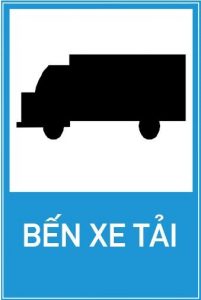 Biển báo I.434b - Bến xe tải