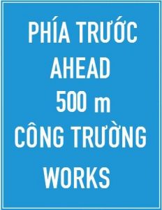 Biển báo I.441a - Báo hiệu phía trước có công trường thi công