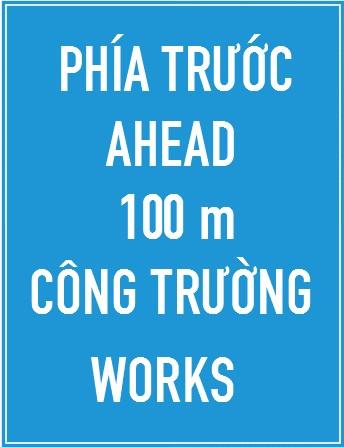 Biển báo I.441b - Báo hiệu phía trước có công trường thi công