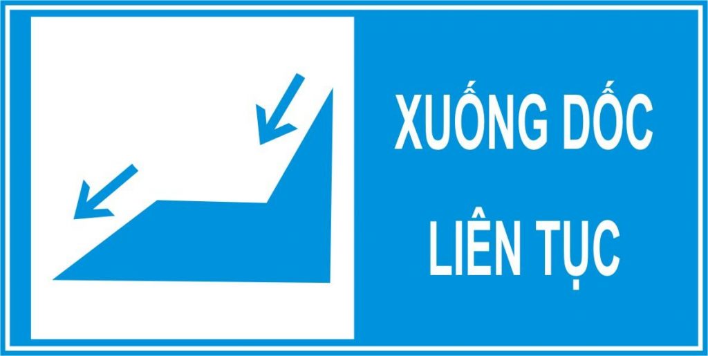Biển báo I.445h - Biển báo kiểu mô tả tình trạng đường