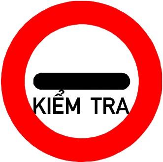 Biển báo P.129 - Kiểm tra
