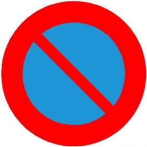 Biển báo P.131a - Cấm đỗ xe