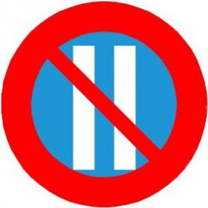 Biển báo P.131c - Cấm đỗ xe