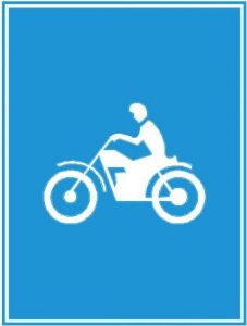 Biển báo R.403e - Đường dành cho xe máy