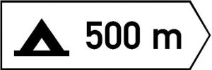 Biển báo S.G,7 - Biển chỉ dẫn tới địa điểm cắm trại