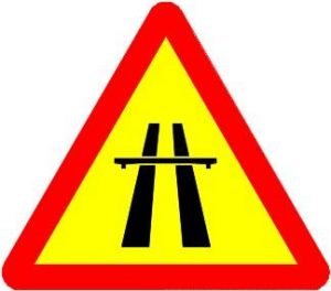 Biển báo W.238 - Đường cao tốc phía trước