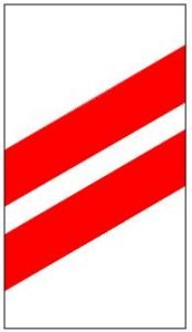 Biển báo W.243b - Nơi đường sắt giao không vuông góc với đường bộ