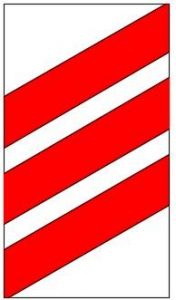 Biển báo W.243c - Nơi đường sắt giao không vuông góc với đường bộ