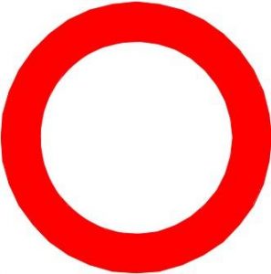 Biển báo P.101 - Đường cấm