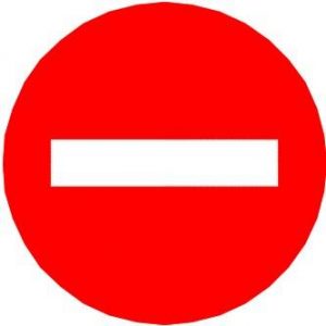 Biển báo P.102 - Cấm đi ngược chiều